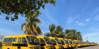 Governo de MT entrega 300 ônibus para transporte escolar nesta quarta-feira (4)