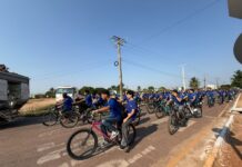Passeio ciclístico aproxima estudantes da natureza e incentiva o cuidado com o meio ambiente em Sinop